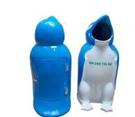 Thùng rác hình chim cánh cụt - Nhựa Composite Nhựa 247 - Công Ty TNHH Sản Xuất Và Thương Mại Nhựa 247